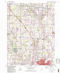 Download a high-resolution, GPS-compatible USGS topo map for North Canton, OH (1997 edition)