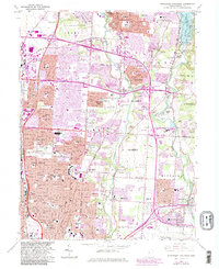 preview thumbnail of historical topo map of Franklin County, OH in 1964