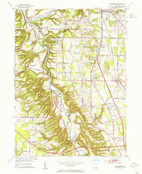 Download a high-resolution, GPS-compatible USGS topo map for Northfield, OH (1955 edition)