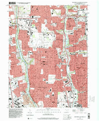 Download a high-resolution, GPS-compatible USGS topo map for Northwest Columbus, OH (1999 edition)