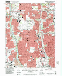 Download a high-resolution, GPS-compatible USGS topo map for Northwest Columbus, OH (2000 edition)