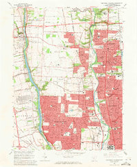 Download a high-resolution, GPS-compatible USGS topo map for Northwest Columbus, OH (1971 edition)