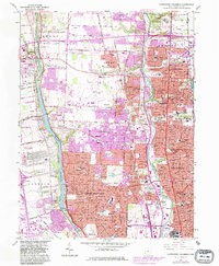 Download a high-resolution, GPS-compatible USGS topo map for Northwest Columbus, OH (1983 edition)