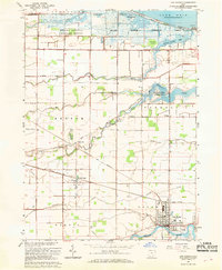 1967 Map of Oak Harbor, 1968 Print