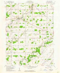 Download a high-resolution, GPS-compatible USGS topo map for Oceola, OH (1961 edition)