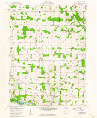 Download a high-resolution, GPS-compatible USGS topo map for Olivesburg, OH (1962 edition)