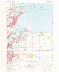 Download a high-resolution, GPS-compatible USGS topo map for Oregon, OH (1976 edition)