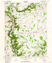 Download a high-resolution, GPS-compatible USGS topo map for Oregonia, OH (1964 edition)