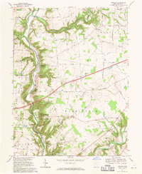 Download a high-resolution, GPS-compatible USGS topo map for Oregonia, OH (1970 edition)