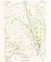 Download a high-resolution, GPS-compatible USGS topo map for Ostrander, OH (1973 edition)