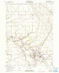 preview thumbnail of historical topo map of Ottawa, OH in 1960