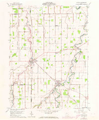 Download a high-resolution, GPS-compatible USGS topo map for Ottoville, OH (1973 edition)