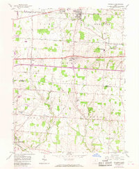 Download a high-resolution, GPS-compatible USGS topo map for Pataskala, OH (1968 edition)