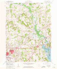 Download a high-resolution, GPS-compatible USGS topo map for Pavonia, OH (1962 edition)