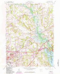 Download a high-resolution, GPS-compatible USGS topo map for Pavonia, OH (1984 edition)
