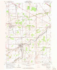 Download a high-resolution, GPS-compatible USGS topo map for Pemberville, OH (1971 edition)