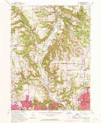 Download a high-resolution, GPS-compatible USGS topo map for Peninsula, OH (1967 edition)