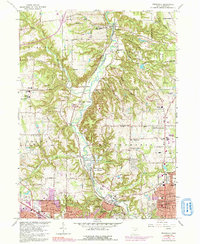 Download a high-resolution, GPS-compatible USGS topo map for Peninsula, OH (1992 edition)