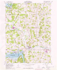 1961 Map of Perrysville, OH, 1976 Print
