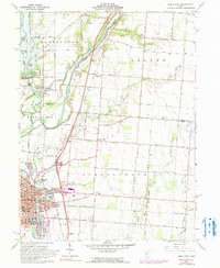 Download a high-resolution, GPS-compatible USGS topo map for Piqua East, OH (1990 edition)
