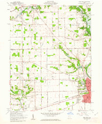 preview thumbnail of historical topo map of Miami County, OH in 1961