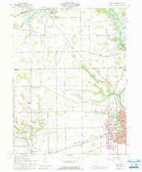 Download a high-resolution, GPS-compatible USGS topo map for Piqua West, OH (1990 edition)