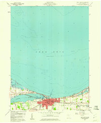 Download a high-resolution, GPS-compatible USGS topo map for Port Clinton, OH (1960 edition)