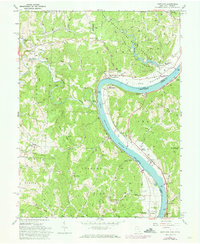 Download a high-resolution, GPS-compatible USGS topo map for Portland, OH (1973 edition)