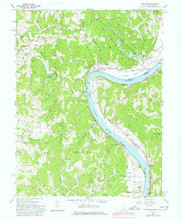 Download a high-resolution, GPS-compatible USGS topo map for Portland, OH (1978 edition)