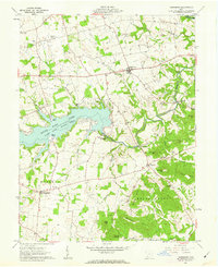 preview thumbnail of historical topo map of Highland County, OH in 1961