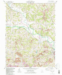 Download a high-resolution, GPS-compatible USGS topo map for Randle, OH (1998 edition)