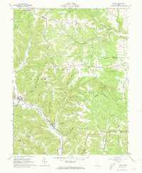 Download a high-resolution, GPS-compatible USGS topo map for Rarden, OH (1973 edition)