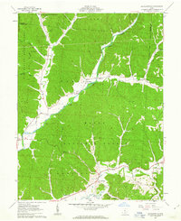 Download a high-resolution, GPS-compatible USGS topo map for Ratcliffburg, OH (1963 edition)