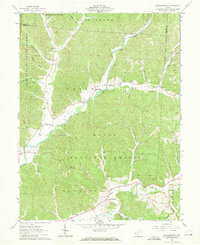 Download a high-resolution, GPS-compatible USGS topo map for Ratcliffburg, OH (1971 edition)