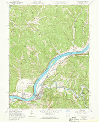 Download a high-resolution, GPS-compatible USGS topo map for Raven Rock, OH (1970 edition)