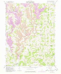 Download a high-resolution, GPS-compatible USGS topo map for Reinersville, OH (1977 edition)