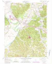 Download a high-resolution, GPS-compatible USGS topo map for Richmond Dale, OH (1985 edition)