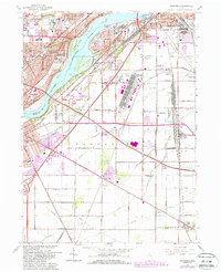 Download a high-resolution, GPS-compatible USGS topo map for Rossford, OH (1988 edition)