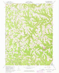 preview thumbnail of historical topo map of Monroe County, OH in 1960