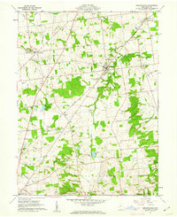 Download a high-resolution, GPS-compatible USGS topo map for Rushsylvania, OH (1962 edition)