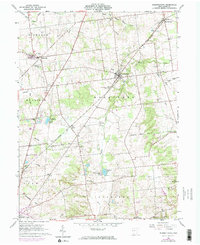 Download a high-resolution, GPS-compatible USGS topo map for Rushsylvania, OH (1974 edition)