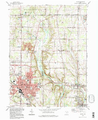 Download a high-resolution, GPS-compatible USGS topo map for Salem, OH (1997 edition)