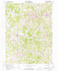 Download a high-resolution, GPS-compatible USGS topo map for Sarahsville, OH (1977 edition)