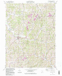 Download a high-resolution, GPS-compatible USGS topo map for Sarahsville, OH (1998 edition)