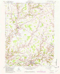 1961 Map of Sardinia, OH, 1982 Print