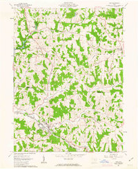 1961 Map of Scio, OH, 1963 Print