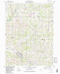 preview thumbnail of historical topo map of Scio, OH in 1994