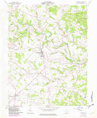 preview thumbnail of historical topo map of Seaman, OH in 1961