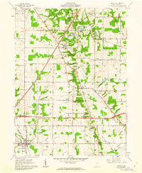 Download a high-resolution, GPS-compatible USGS topo map for Seville, OH (1962 edition)