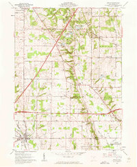 Download a high-resolution, GPS-compatible USGS topo map for Seville, OH (1962 edition)